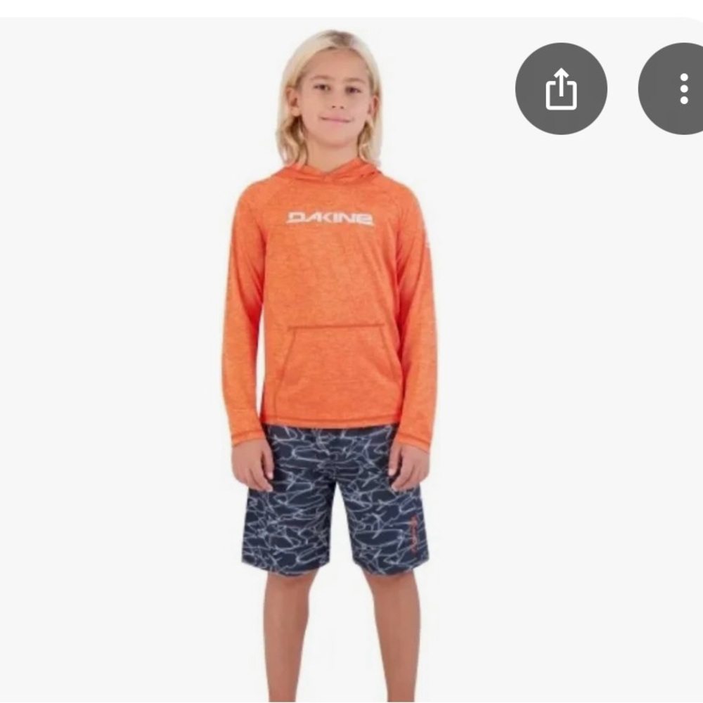 Dakine Kids Orange Rashguard